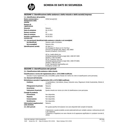 Cartuccia inkjet 22 HP 3 colori  C9352AE